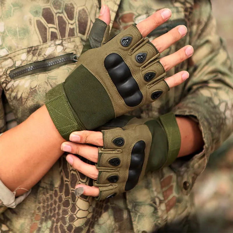 

Half Finger Cycling Gloves Tactical Anti-Slip Gel Bicycle Riding Gloves MTB Road Mountain Bike Glove Anti Shock Sport Gloves