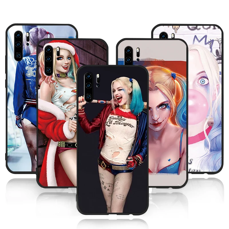 Harley Quinn Joker Phone Case for Huawei p20 p30 lite Pro P smart Plus mate 10 Y9 2019 Soft Cover For Honor 8x Coque funda | Мобильные