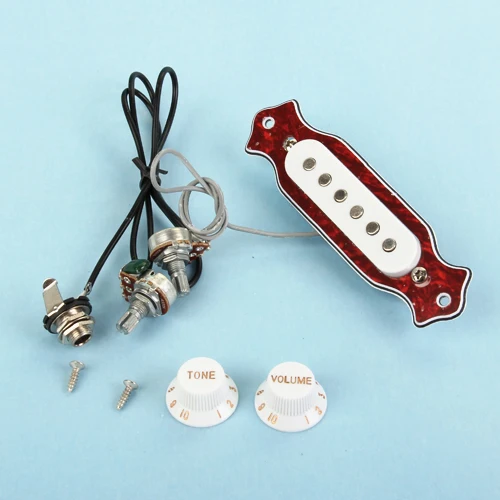 Set Of Single Coil Magnetic Acoustic Guitar Pickup With Volume Tone Control NEW