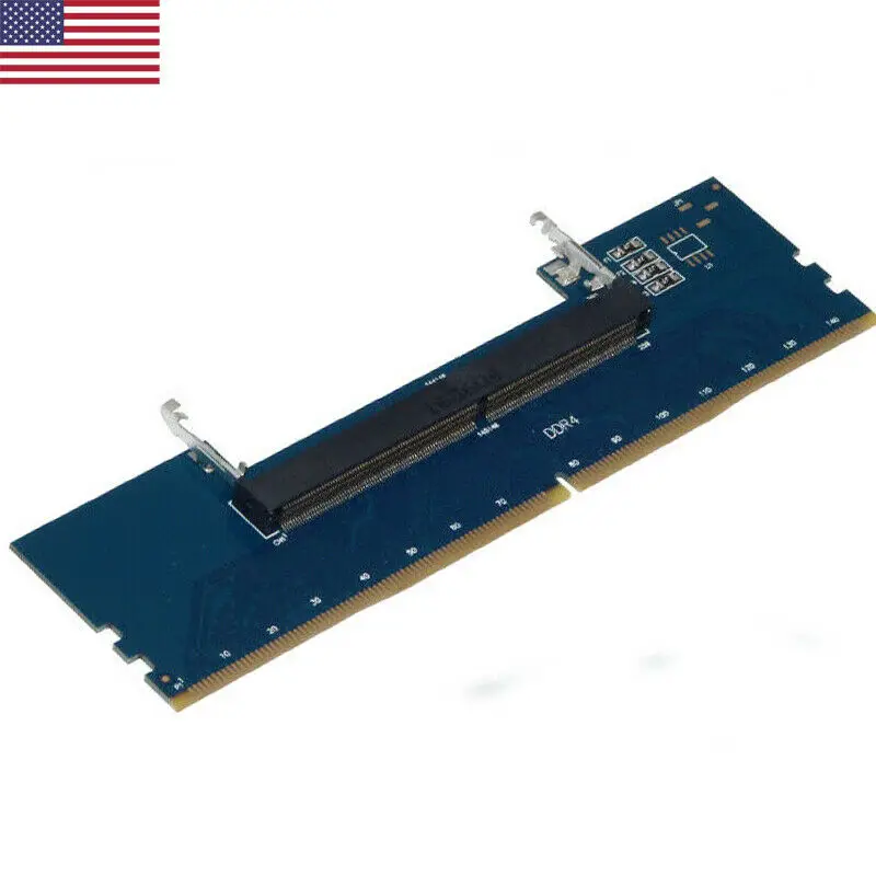 

2019 Newest Fashion DDR4 Laptop SO-DIMM to Desktop DIMM Memory RAM Connector Adapter Converter