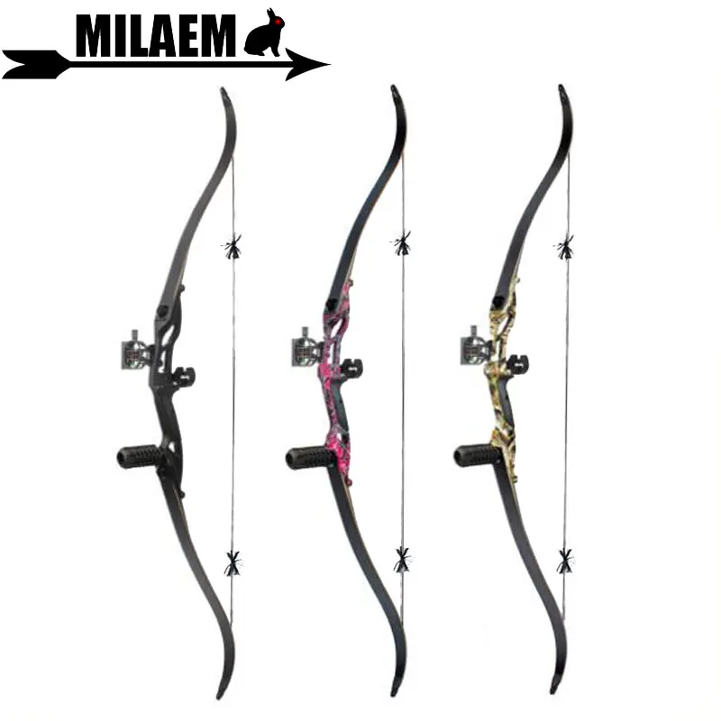 

1Set 56inch 30-50 lbs Archery Recurve Bow With Arrow Rest Bow Sight Stabilizer Hunting Bow 17inch Bow Riser Shooting Accessories