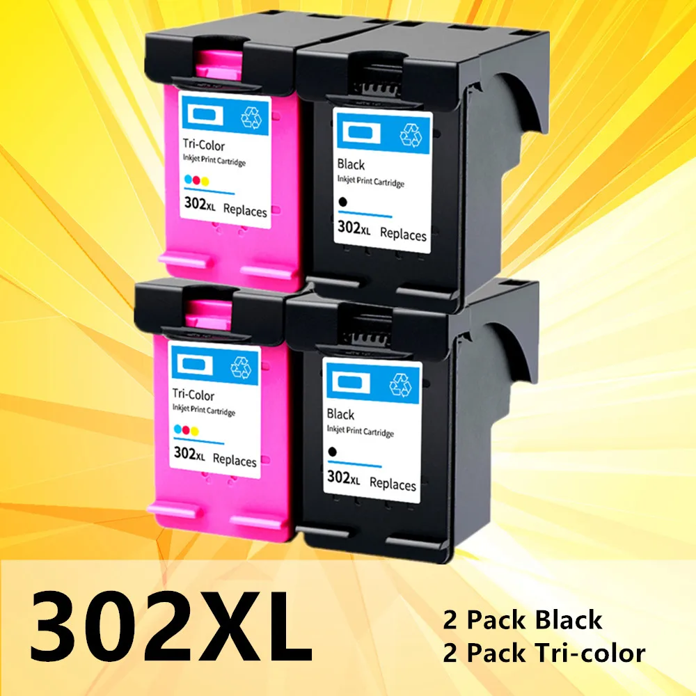 302XL картридж для hp 302 XL hp302 HP302XL чернильный с чернилами Deskjet 1110 2130 1112 3630 4520 4250 3830 5220 5230