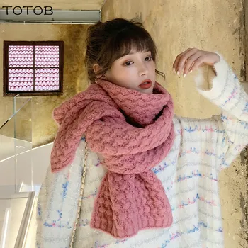 

Autumn and winter scarves Europe and the United States texture wool solid color warm scarf multi-color optional tide shawl