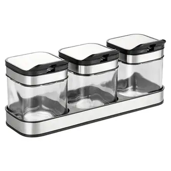 

1PC Kitchen Seasoning Box Spice Bottle Household Seasoning Concentrate Storage Bottle Sealed Seasoning Holder For Home