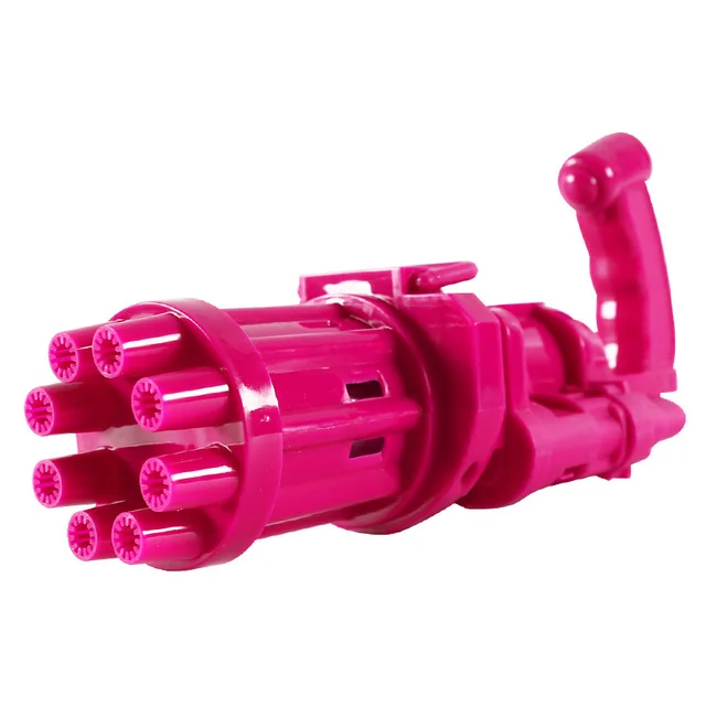 Mini Gatling Bubble Machine Toy Kids Summer Outdooc Automatic Blower Pomperos Soap Bubble Gun Boys Girls Party Atmosphere Gifts 5