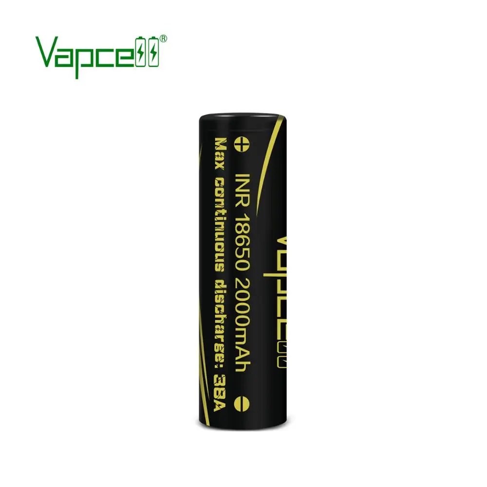 vapcell 18650 2000mah 38A литий-ионный аккумулятор 3,7 v равный VTC5A крутой, чем HB6 лучший выбор для фонарика/элемента электроинструмента