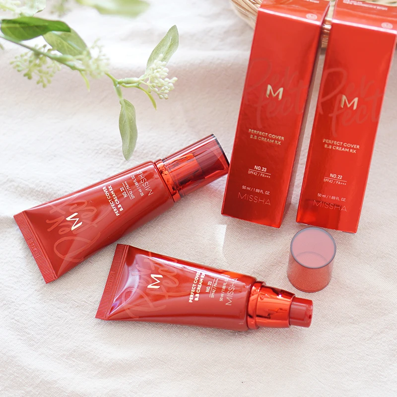 BB Cream Missha M Perfect Cover Teinte Bright Beige No 13 - 50 Ml, Neuf Sous Emballage