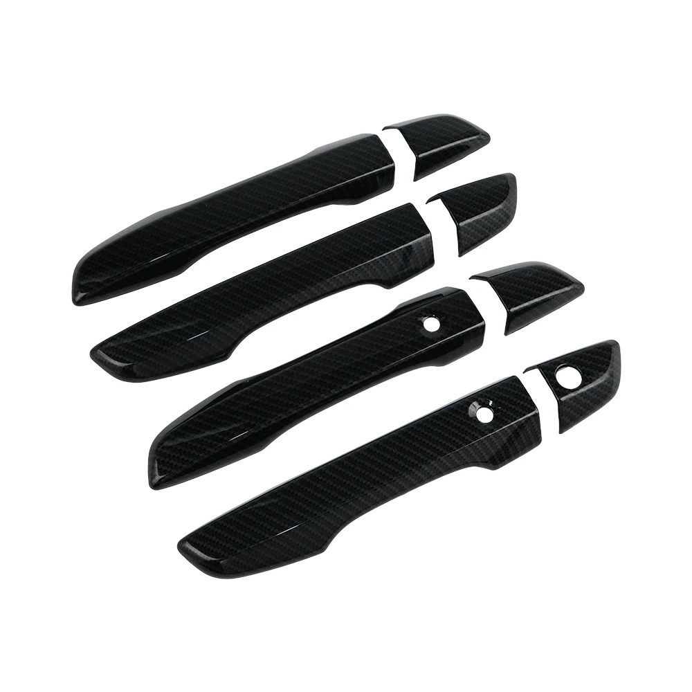 Carbon Fiber Door Handle Cover Auto Styling Exterieur Deurgreep Cover Trim ABS For Honda Civic 10th Hatchback Type R