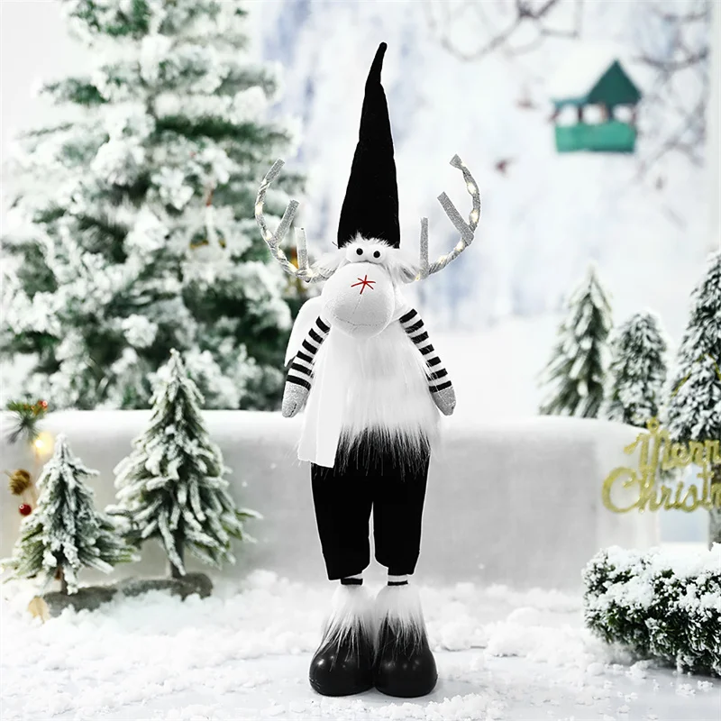 Poupée elfe renne Rudolph décoration de vacances cadeau de Noël saison