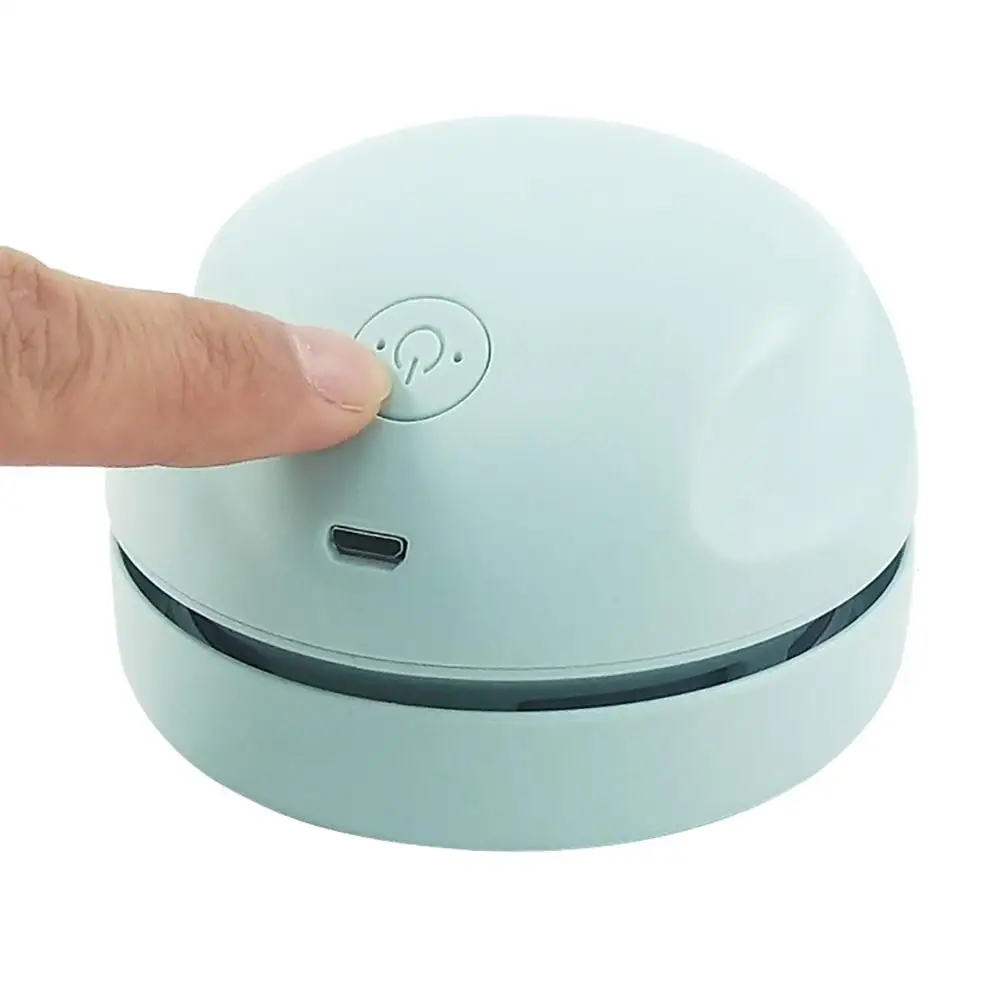 Cordless Robot Vacuum Cleaner Mini Desktop Portable Vacuum Cleaner Mobile Cordles Cleaner Hand-held Table Dust Sweeper USB Charge