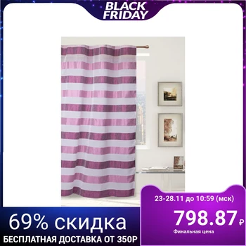 

Tulle "Ethel" 145x280 Ruby sunset (horizontal stripe) without weighting, polyethylene 100%