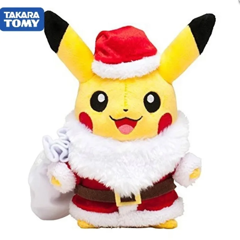 christmas pikachu plush