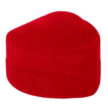 

Mini Elegant Ring Storage Red Display Shop Fashion Cute Heart Shaped Gift Packing Jewelry Case
