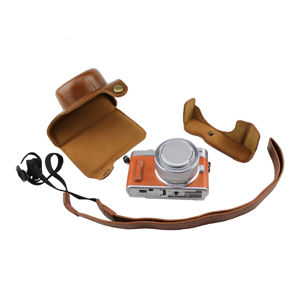 Чехол для цифровой камеры Panasonic Lumix чехол из искусственной кожи с полным корпусом