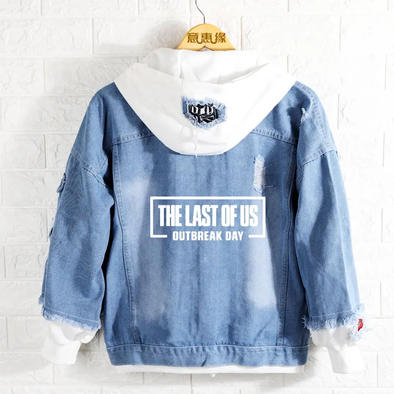 The last of us hoodie The last survivor Game coat spring autumn men Denim Jacket Outerwear