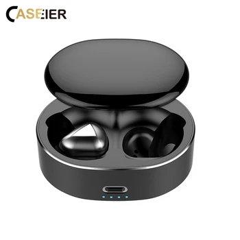 

CASEIER 6D Noise Reduction TWS Earphones 20 Meter Signal Ture Wireless HD Call Microphone HIFI Sound Earbuds For Xiaomi Samsung