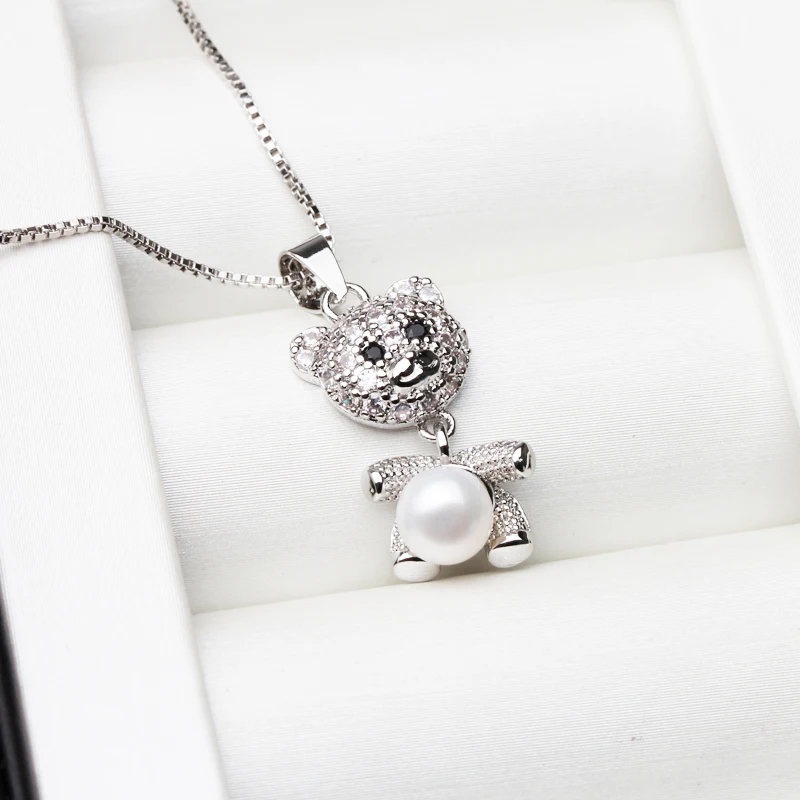 Красивое белое ожерелье с натуральным жемчугом 45 см для женщин милый свадебный