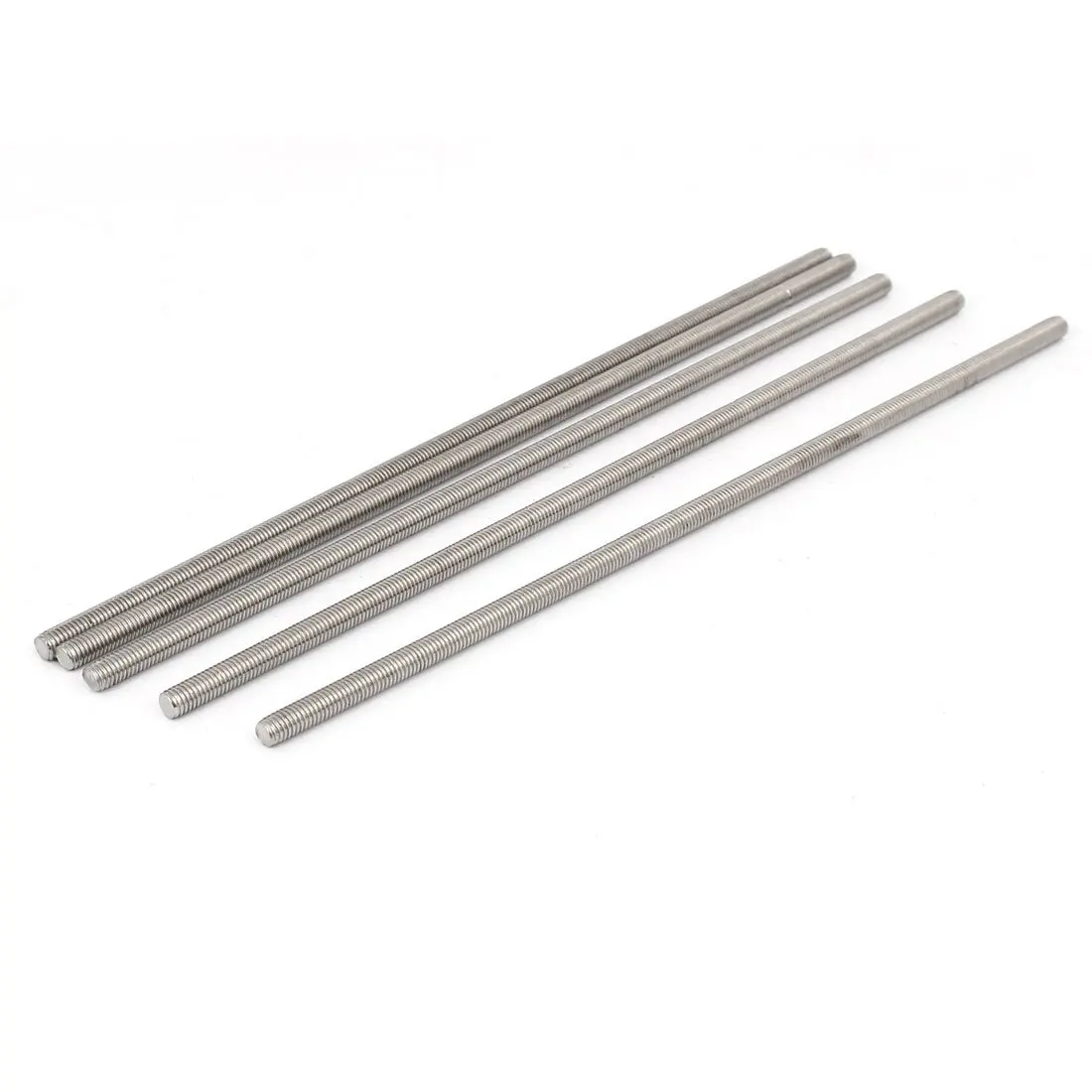 

M5 x 190mm 304 Stainless Steel Fully Threaded Rod Bar Studs Fasteners 5 Pcs