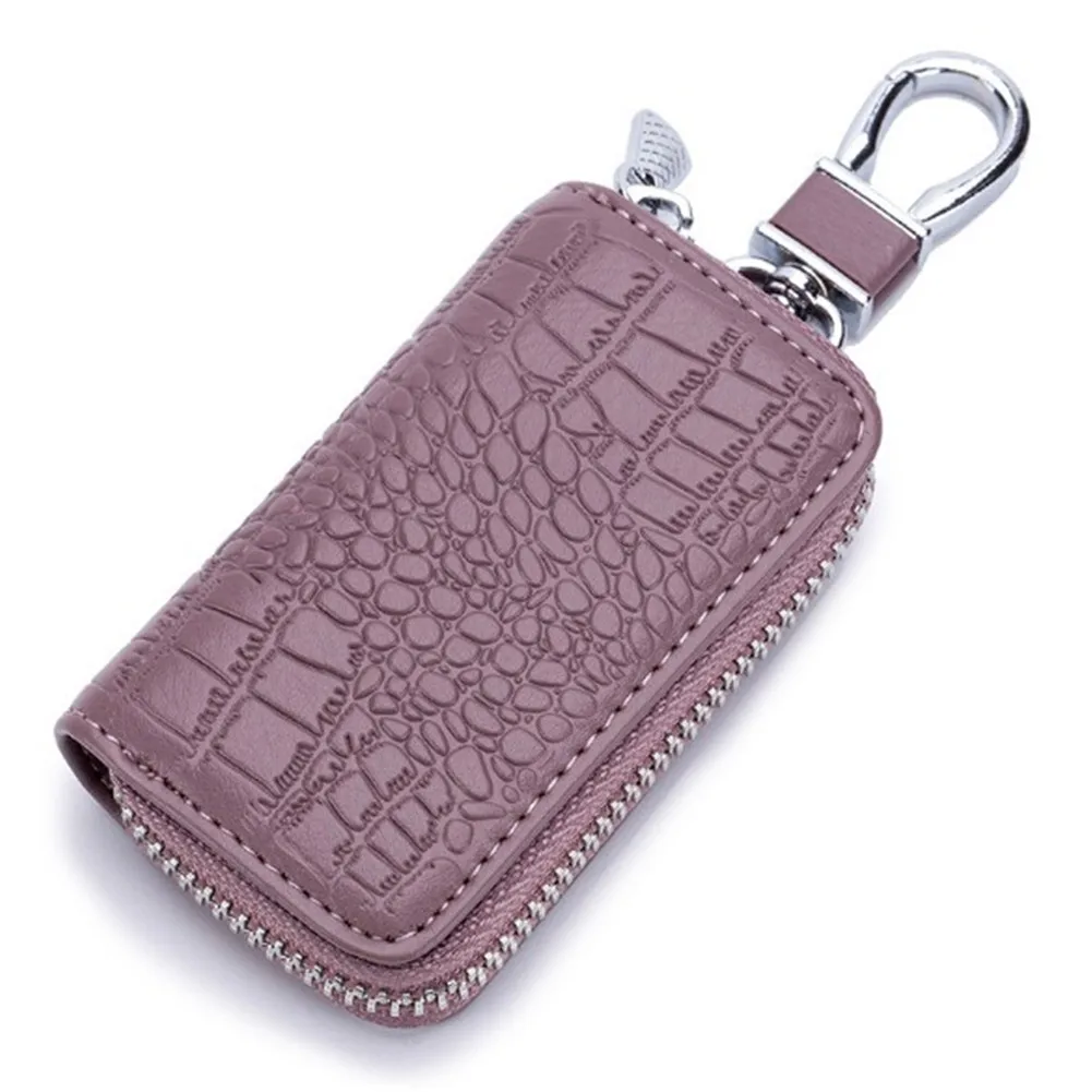 Женские и мужские кошельки для ключей из натуральной крокодиловой кожи Чехол