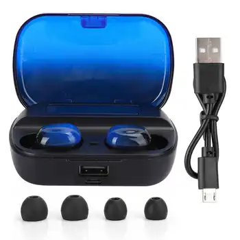 

audifono earbud V5.0 Wireless Bluetooth Earphones Touch Control TWS Mini in-Ear Headsets with Charging Box earphone fone