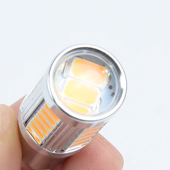 

Car LED Daytime Running Light 1156 BA15S P21W Reverse Super Bright Lamp Amber Bar 33SMD Beam Exterior Parts Bulb