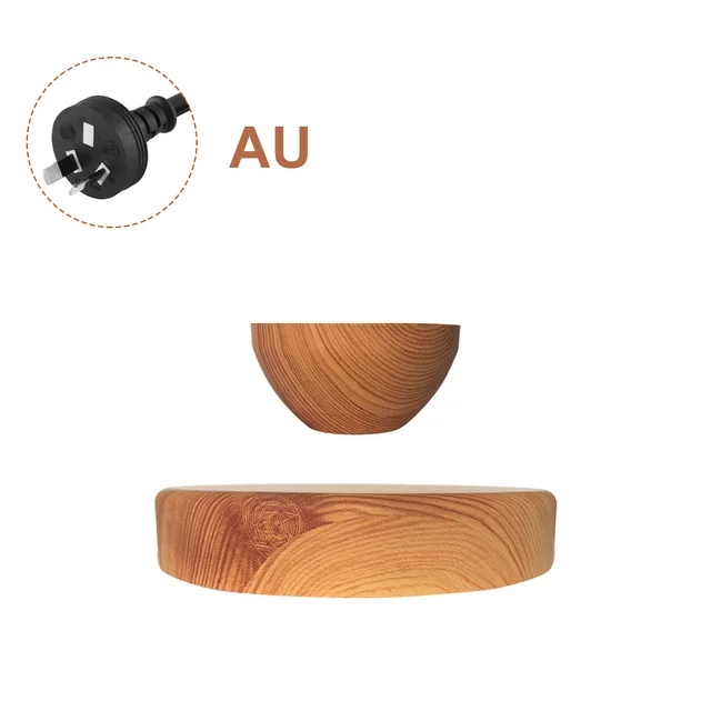 Levitating Air Bonsai Pot Rotating Flower Planter Magnetic Levitation Suspension Flower Floating Pot Desk Home Office Decor 02 AU PLUG