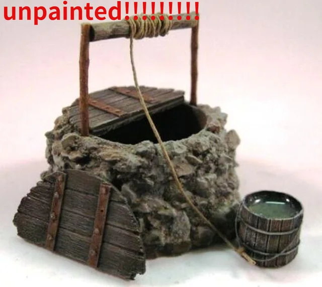 1:35 Scale Die-casting Resin Scene Model Resin Water Well Model Assembly Kit Free Shipping (unpainted) 1
