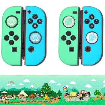 

Thumb Stick Grip Cap Animal Crossing Joystick Cover Skin For Nintendo Switch NS Joy-Con Nintend Joycon Controller Silicone Case