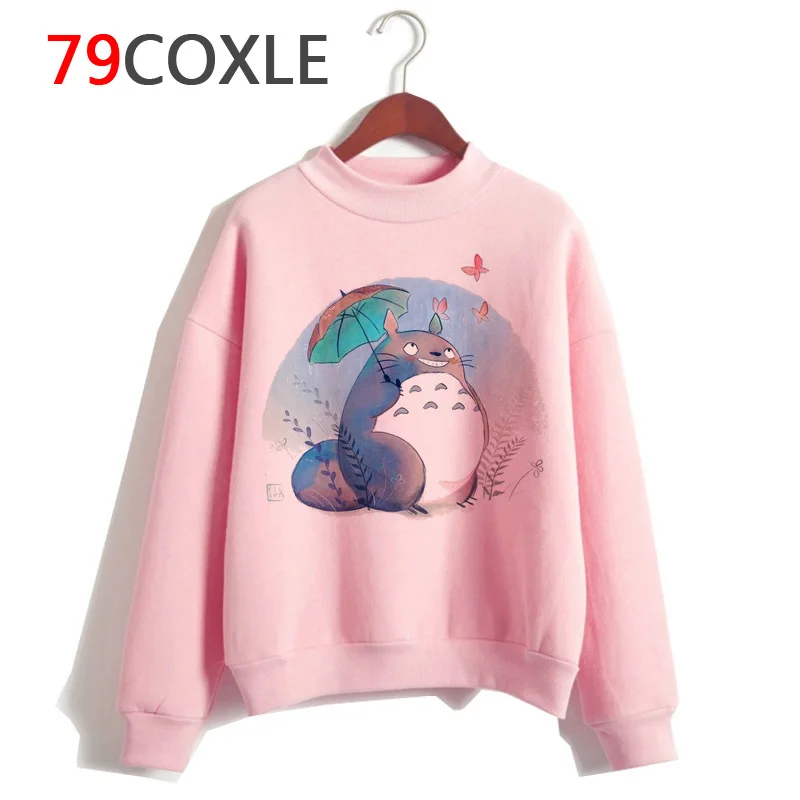 Totoro Studio Ghibli Kawaii толстовки веселое Harajuku аниме Женская мультяшная Толстовка Ullzang 90s модная Толстовка графическая Женская милая