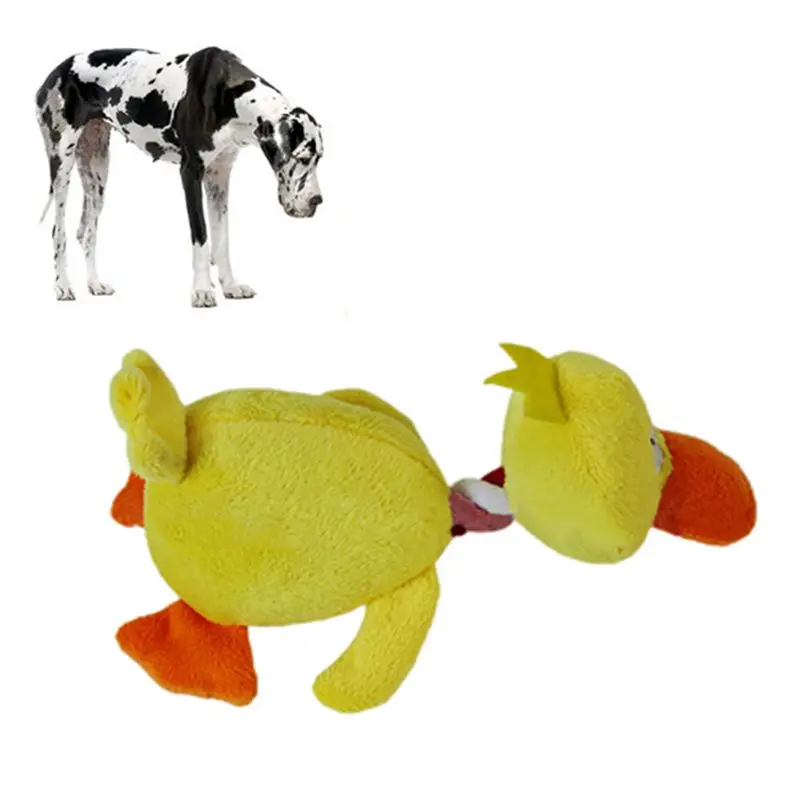 3 Colors Cotton Dogs Durable Plush Natural For Toys Dog Pet Chewing Gnawing Lying Duck