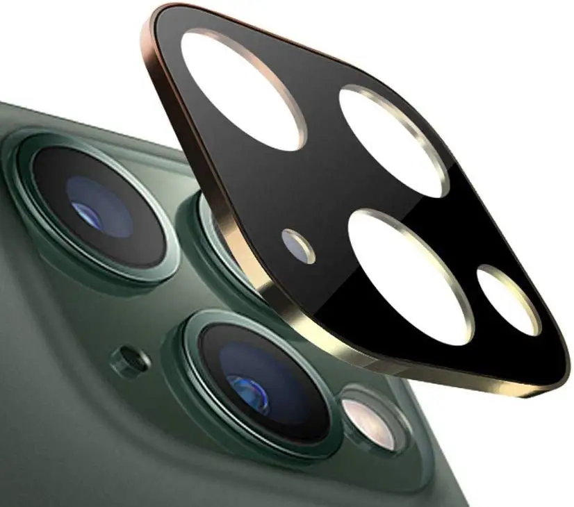Camera lens Metal Frame + Tempered Glass Back Full Cover Ring For iPhone 11 Pro Max lens Protector Rear Protection Ring линзы (14)