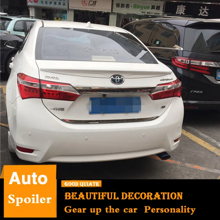 Спойлер для Toyota Corolla 2014 2015 2016 2017 2018 высокое качество абс материал заднее крыло