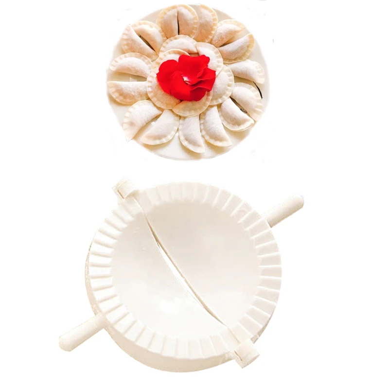 

1PC dumpling mold kitchen accessories plastic flower pattern kitchen practical gadget kitchen making apanese Chinese dumplings