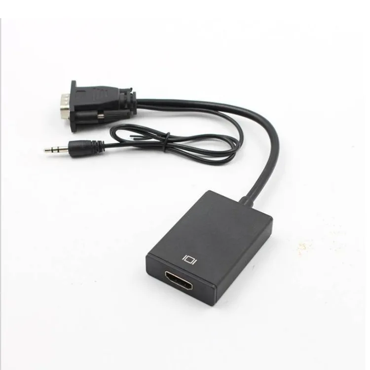 VGA к HDMI адаптер VGA революция HDMI мать компьютер подключение ТВ с аудио кабель соединение