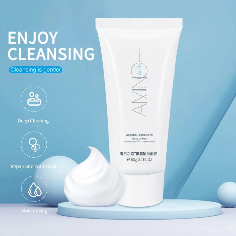 Amino Acid Face Cleanser Moisturizing Brightening Hydrating Oil Control