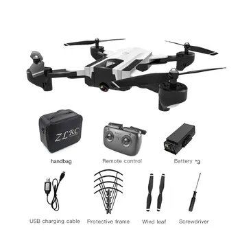 

SG900 Foldable RC Drone 2.4GHz WIFI FPV Drones Optical Flow Positioning RC Drone With 4K Camera & 3 * 1100mAh Battery