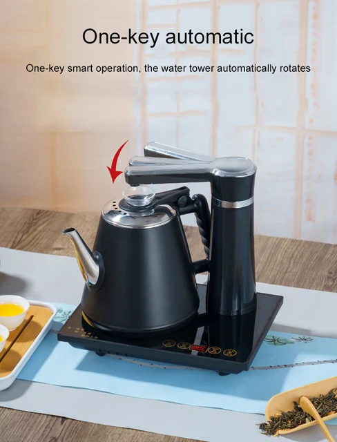 HYUNDAI 1L Electric Kettle 600W Fast Heating Water Boiler Automatic Keep  Warm Insulation Coffee Pot 220V Teapot With Tea Filter