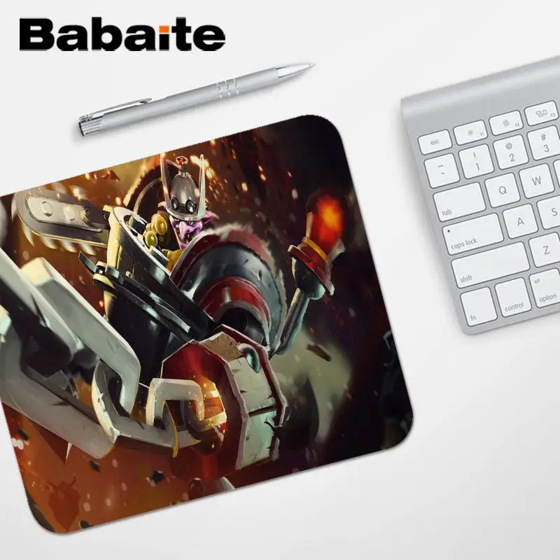 No Lock Edge18x22cm Babaite высокое качество Dota 2 Timbersaw DIY Дизайн Шаблон коврик для игровой мыши Гладкий коврик для письма настольные компьютеры мат игровой коврик для мыши - Цвет: No Lock Edge18x22cm