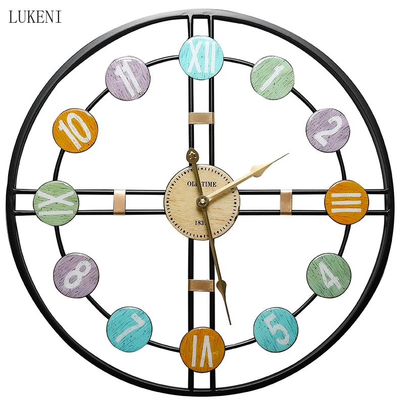 

Light Luxury Nordic Minimalist Clock Metal Wall Clock Clock Living Room Creative Fashion Art Silent Household Quartz Clock