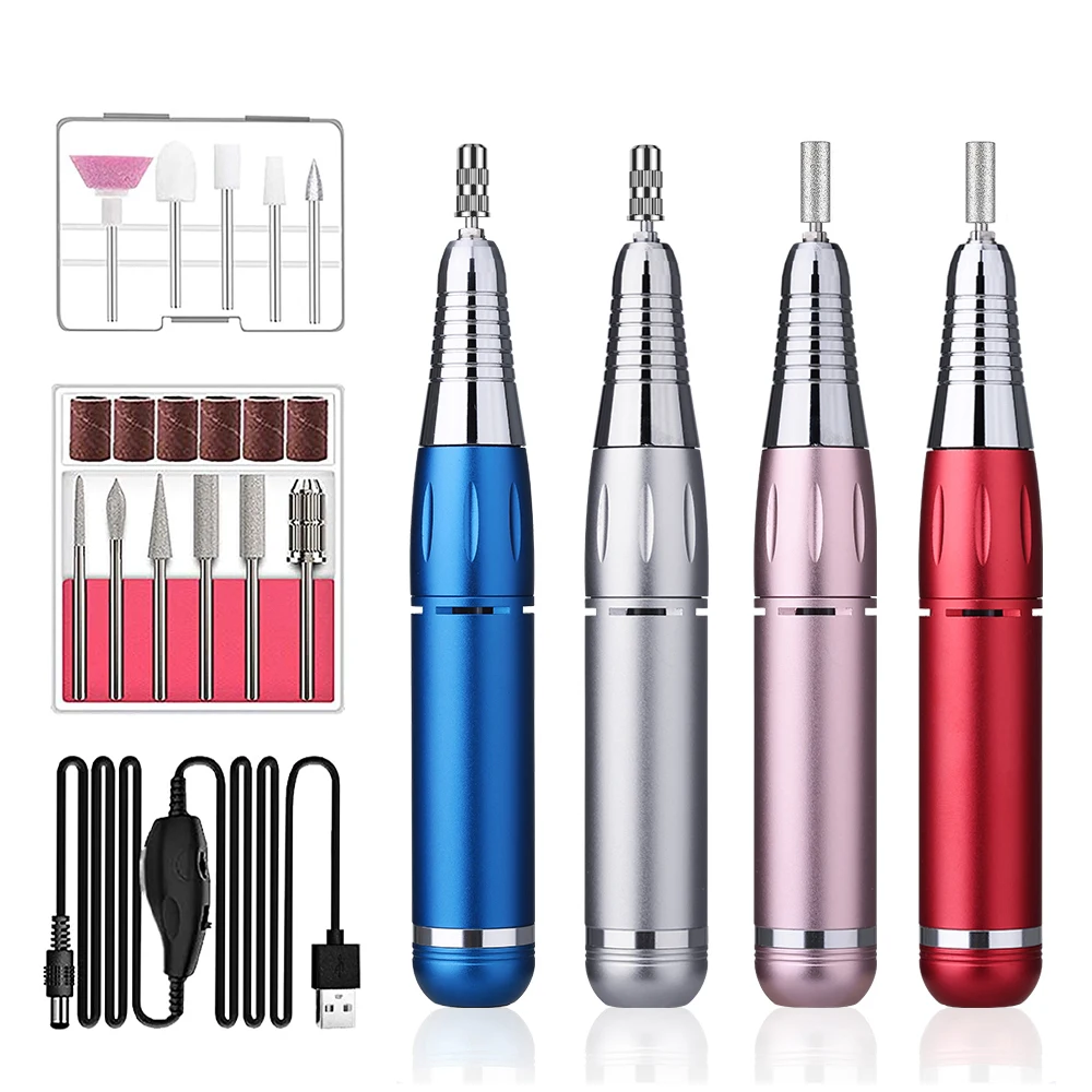 DJBS Electric Nail Drill Machine 30000 RPM Mill for Manicure Nail File
