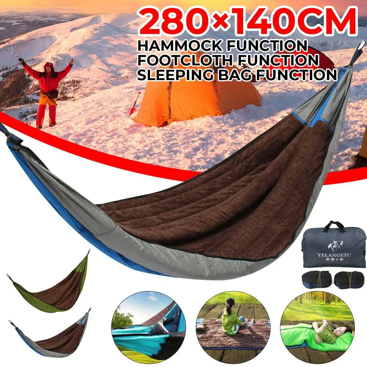 Hammock Underquilt, Camping Winter Sleeping Bag Under Quilt Blanket