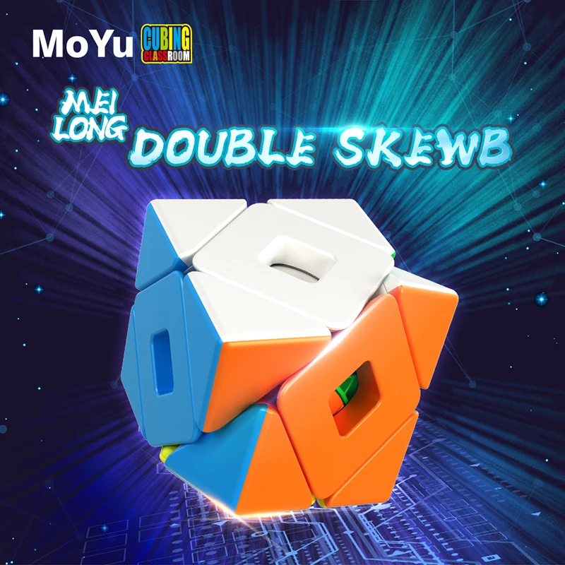 Новый вызов MoYu Meilong Double Skewbes магические кубики Cubing класс XieZhuan скоростной куб пазл