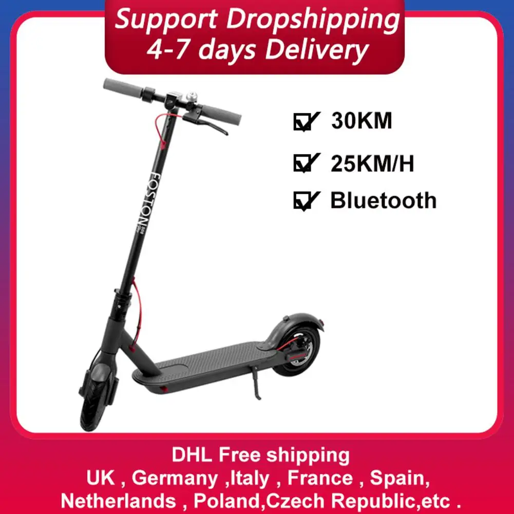 

Electric Scooter With Bluetooth Connection 8.5 Inch Scooter IP64 Waterproof Scooters 30KM Elektroroller Adults Scooter Electrico