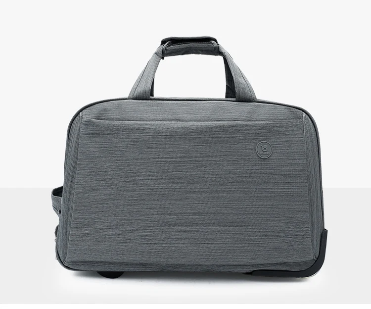 Деловая Мужская Женская тележка чемодан для багажа на колесиках брендовый Повседневный утолщенный Складной Футляр Дорожная сумка на чемодан на колесах чемодан