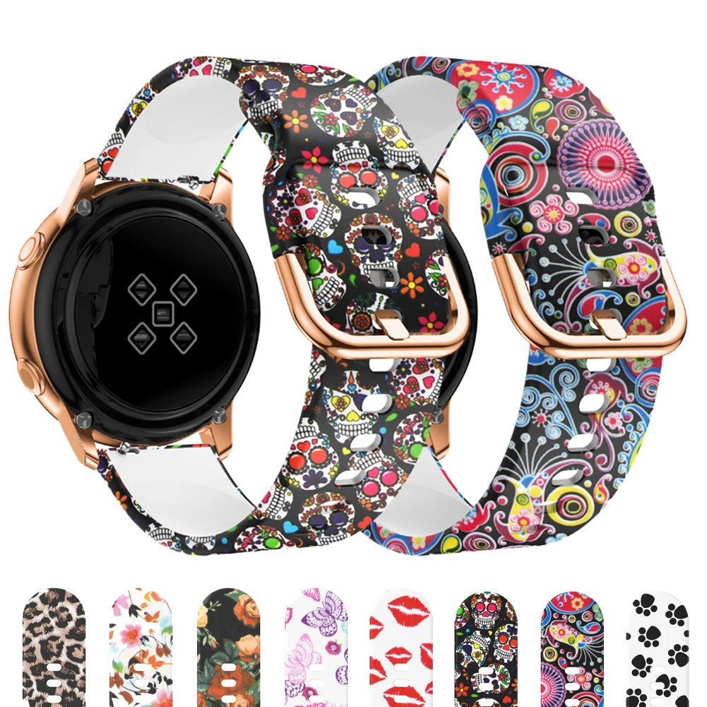 

20mm watch strap for samsung galaxy active 2 40mm 44mm huawei watch gt 2 42mm amazfit gts 2 Samsung galaxy watch 3 41mm 42mm