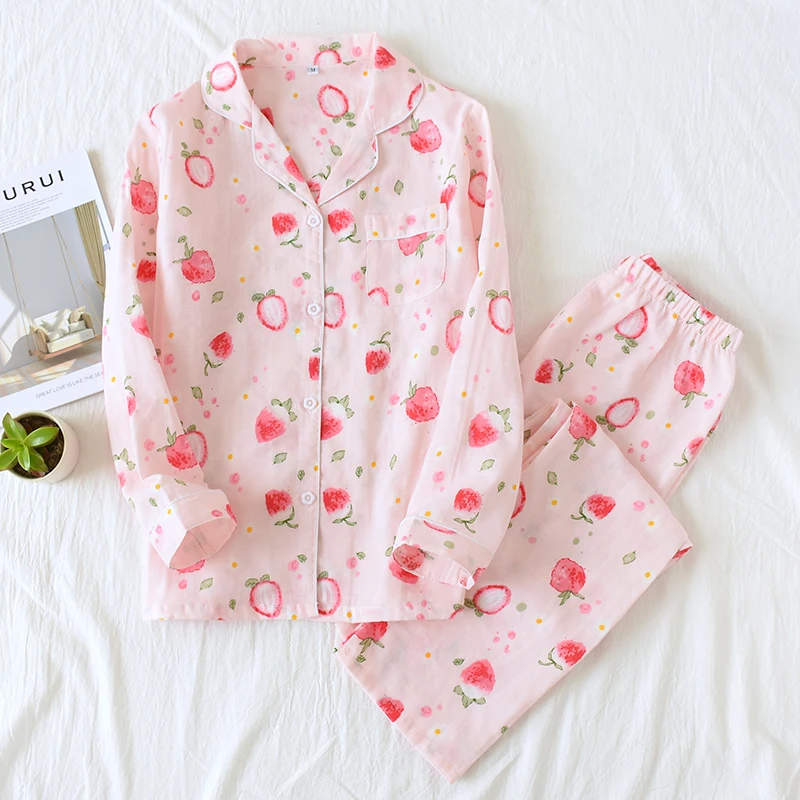 2 шт./компл., весенний хлопковый женский пижамный комплект, осенняя одежда для сна, плюс размер, топ+ длинные штаны, пижама для девочек