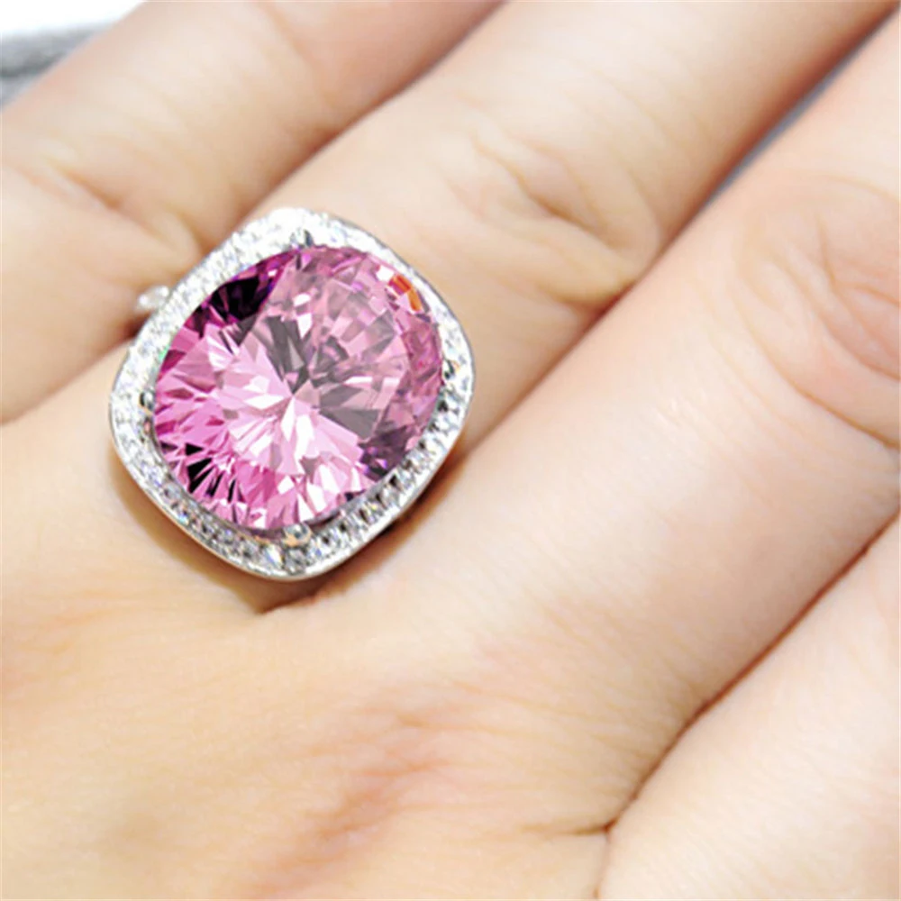 New Trendy Garnet Ring Gemstones Natural For Jewelry 925 Sterling Silver Rings For Women Silver Ring Moissanite Ruby Topaz Ring