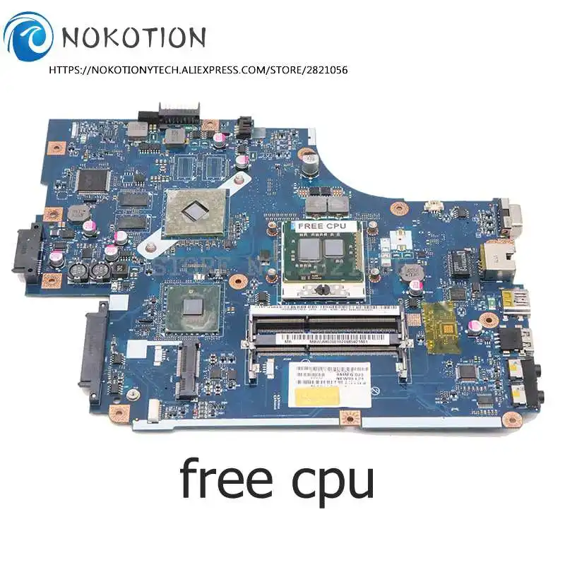 NOKOTION Laptop Motherboard For ACER aspire 5742 5742G LA-5891P MBWJM02001 HM55 DDR3 512MB GPU free cpu | Компьютеры и офис