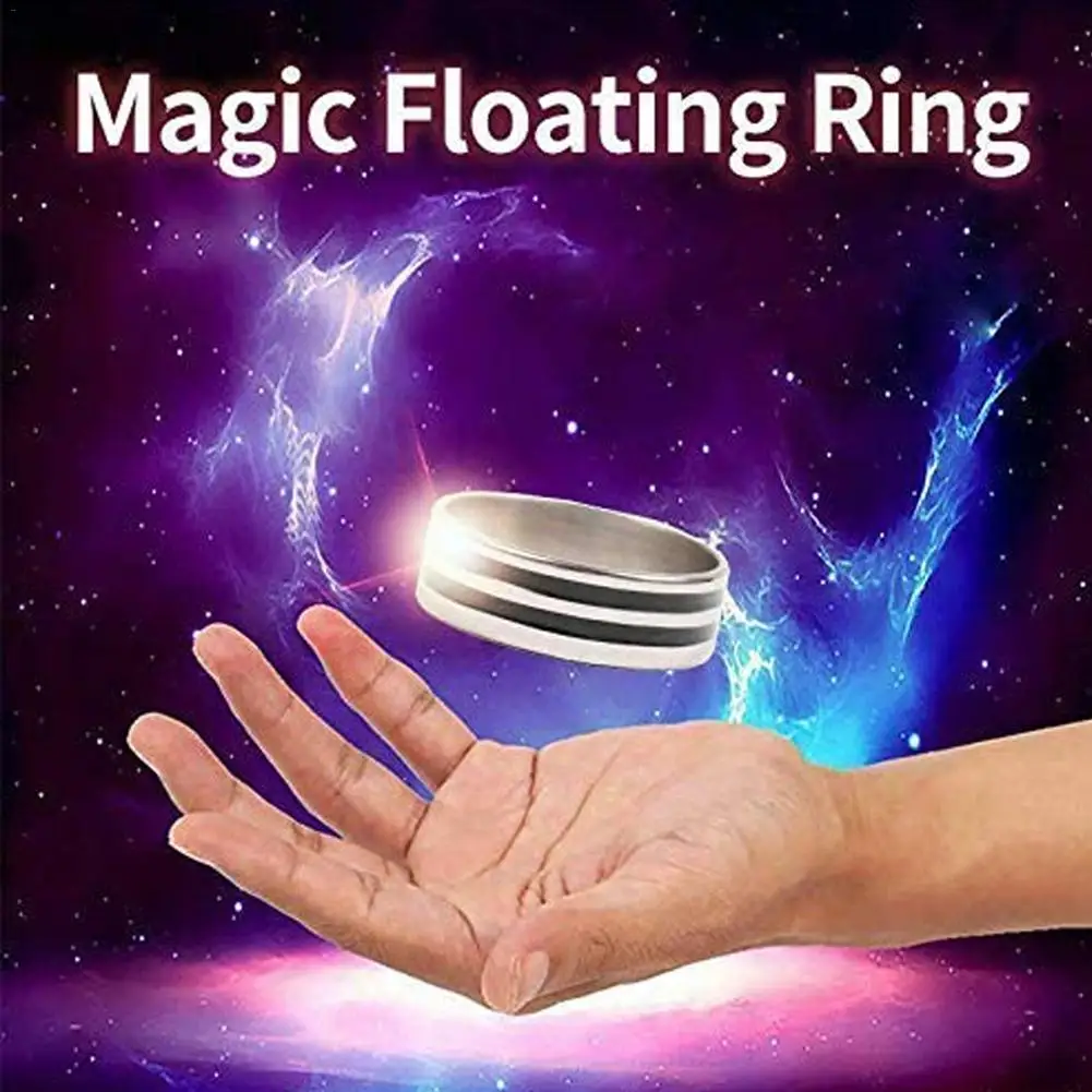 

Suspension Ring Magic Props Floating Ring Invisible Metal Stage Mentalism Magic Toys
