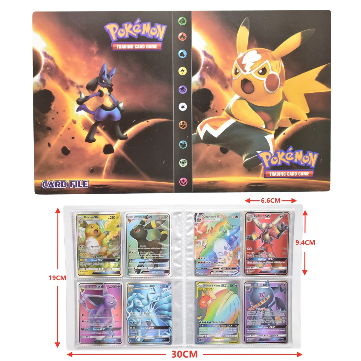 子供用ポケモンカードバインダー 240個 クリエイティブなアニメカードホルダー コレクタブルブックフォルダー 子供のおもちゃ 男の子へのギフト Game Collection Cards Aliexpress